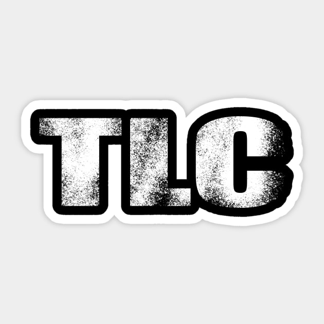 TLC 90s Vintage Style Sticker by The Tee Tree